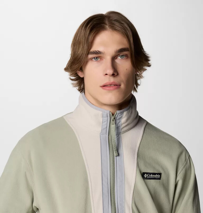 heren backbowl ii lichtgewicht fleece jas met volledige ritssluiting