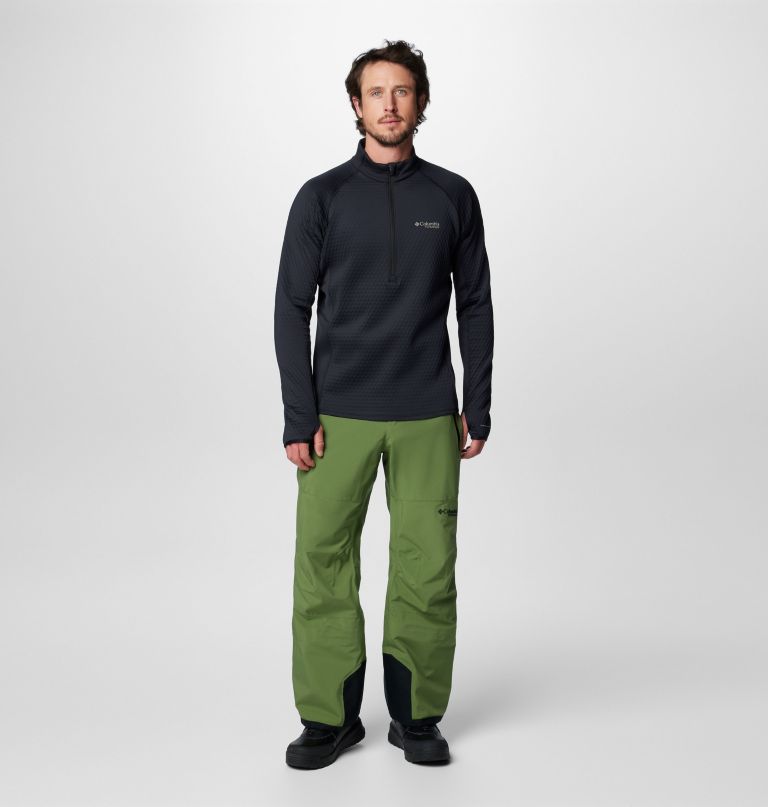 heren crystal leaf omni-heat helix half zip pullover