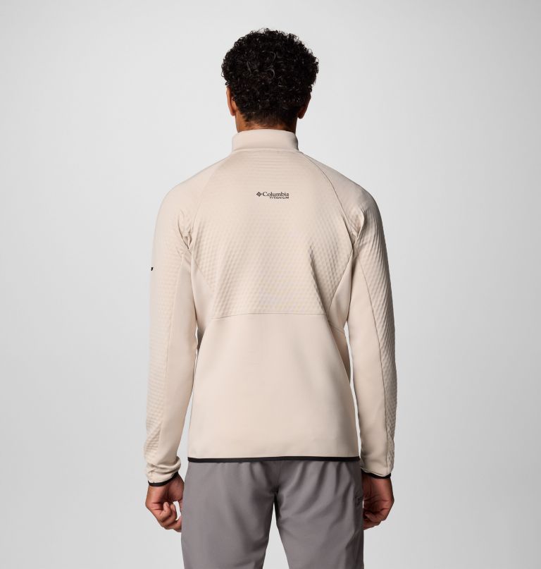 heren crystal leaf omni-heat helix half zip pullover