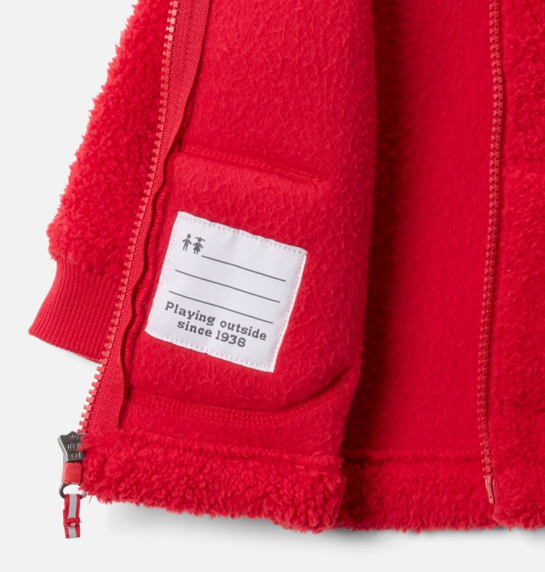 rugged ridge ii sherpa fleecejas met volledige ritssluiting voor babys