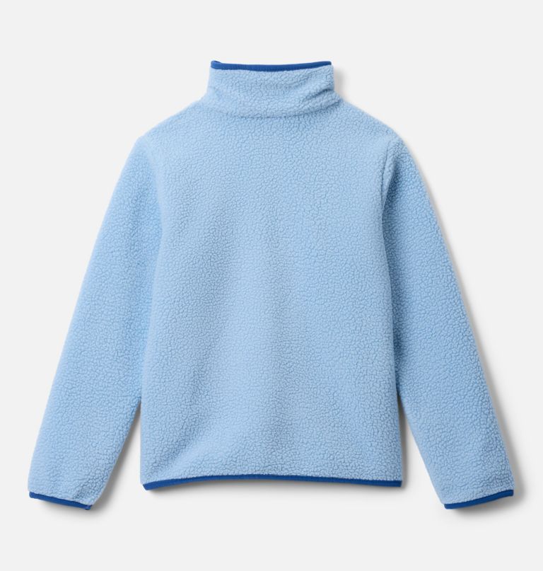 helvetia ii fleece trui met halve drukknoopsluiting voor kinderen