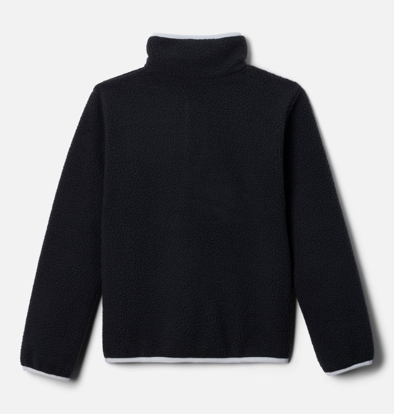 helvetia ii fleece trui met halve drukknoopsluiting voor kinderen