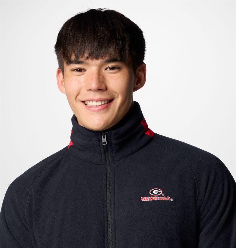 heren collegiate flanker iv fleece jacket - georgia - lang