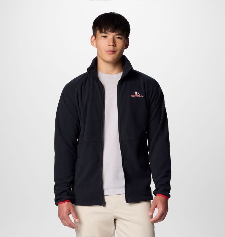 heren collegiate flanker iv fleece jacket - georgia - lang