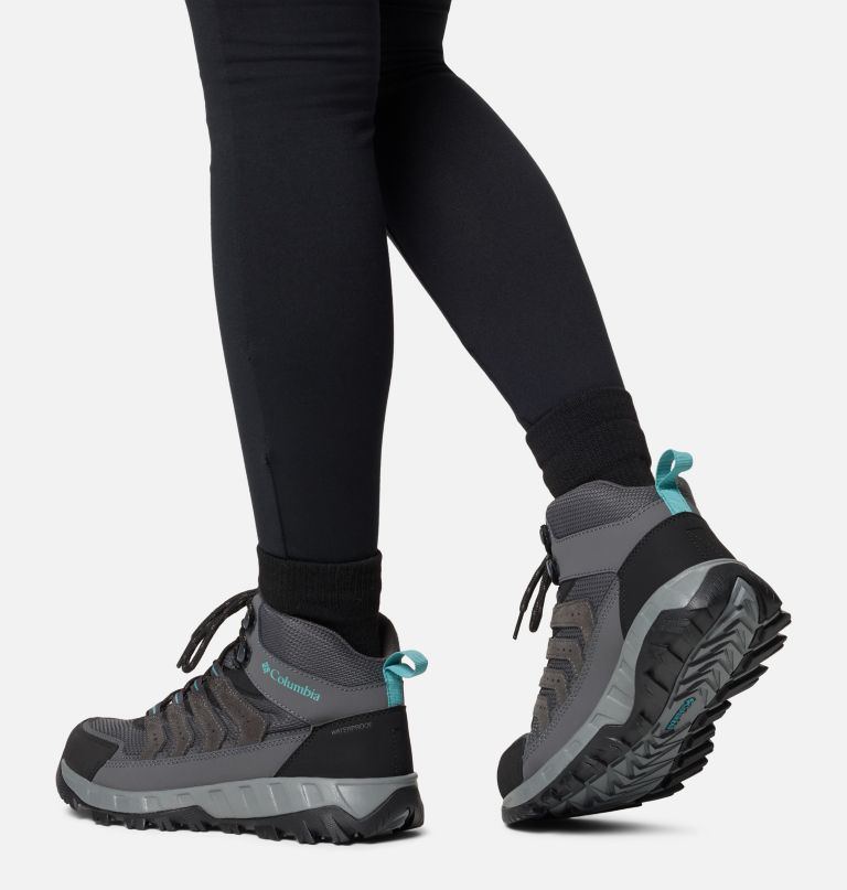 dames strata trail mid waterdichte schoen - breed