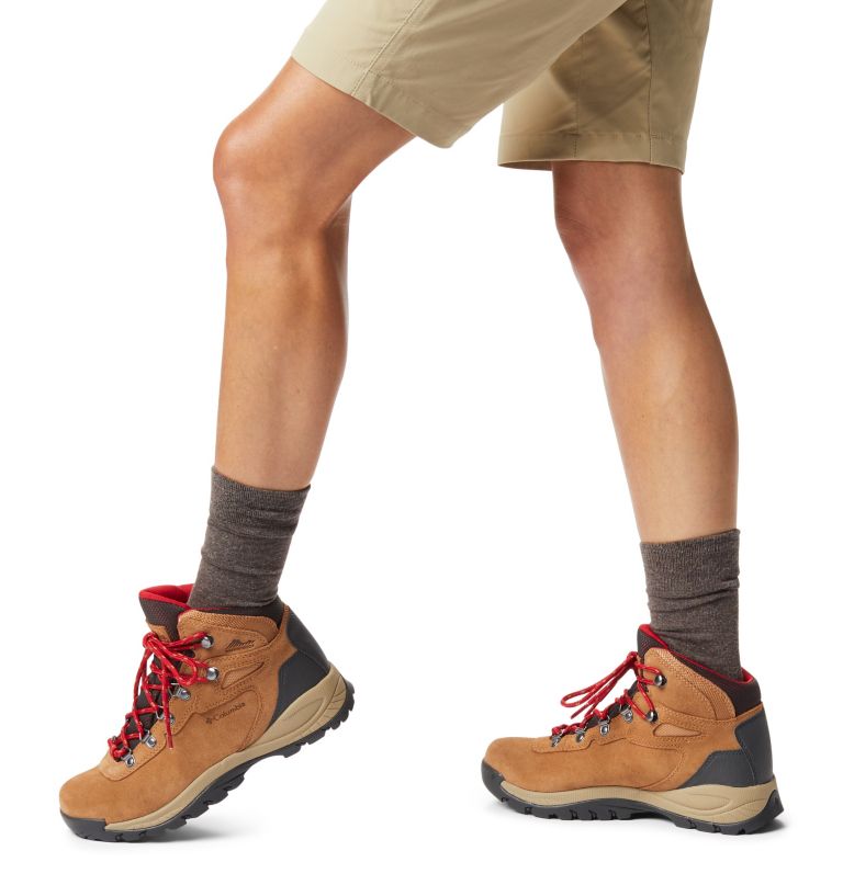 dames newton ridge plus waterdichte amped wandelschoen - breed