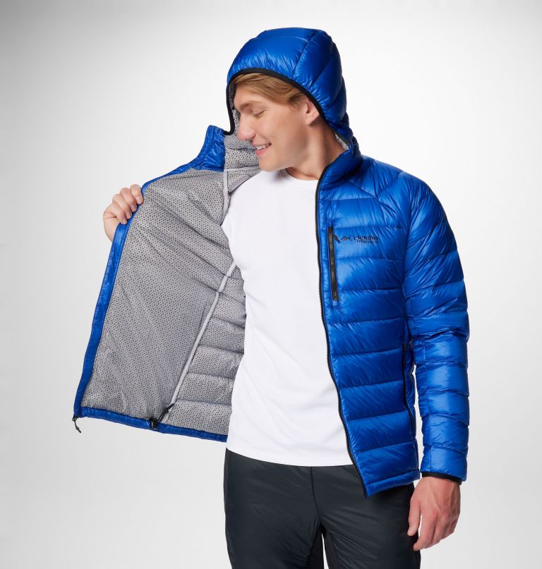 heren arctic crest donsjack met capuchon