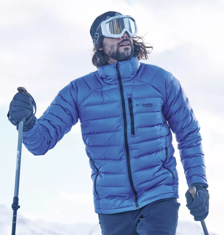 heren arctic crest donsjack