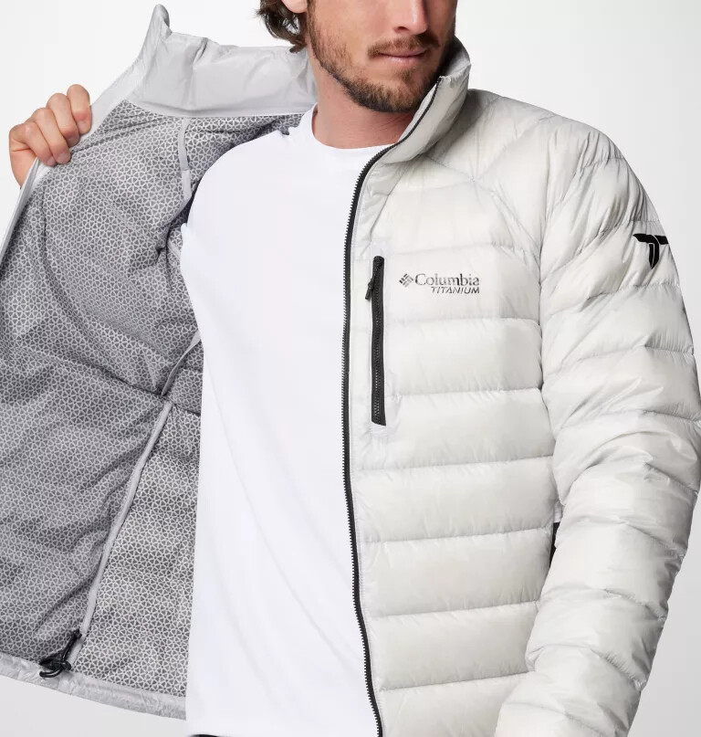 heren arctic crest donsjack