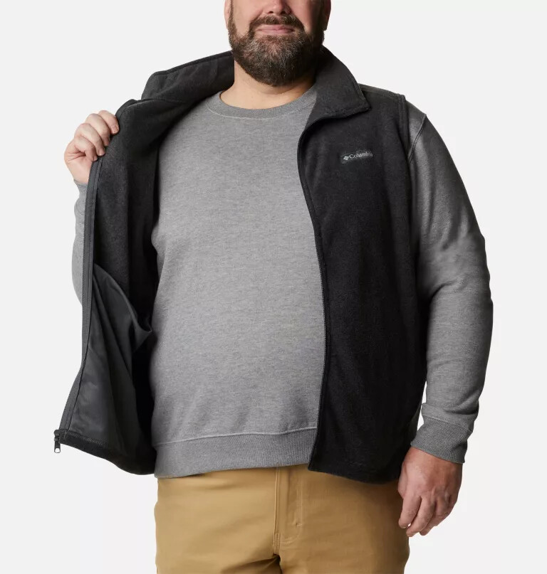 heren steens mountain fleece vest - groot