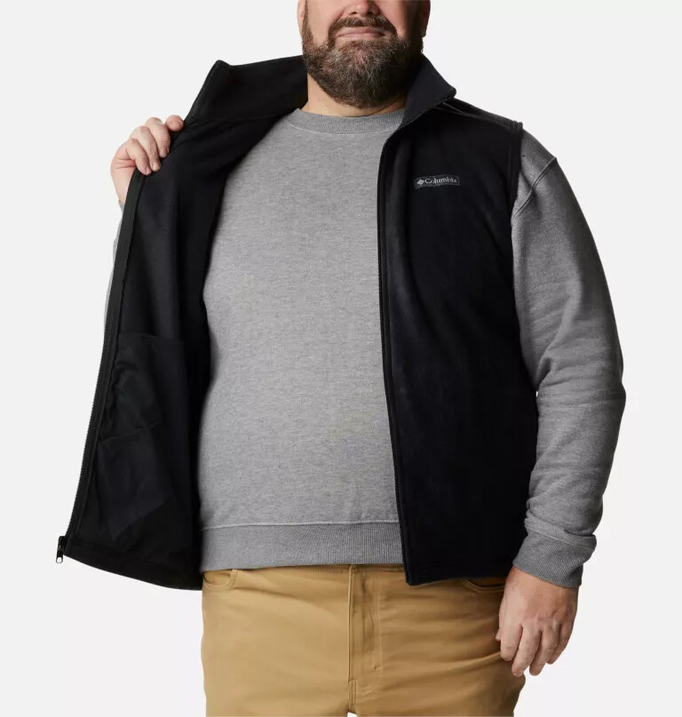 heren steens mountain fleece vest - groot