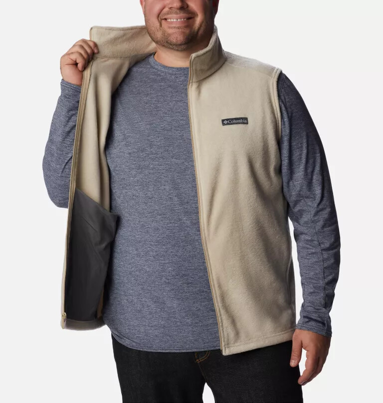 heren steens mountain fleece vest - groot
