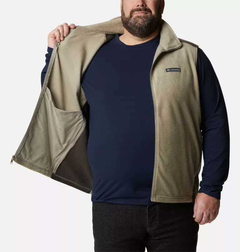 heren steens mountain fleece vest - groot