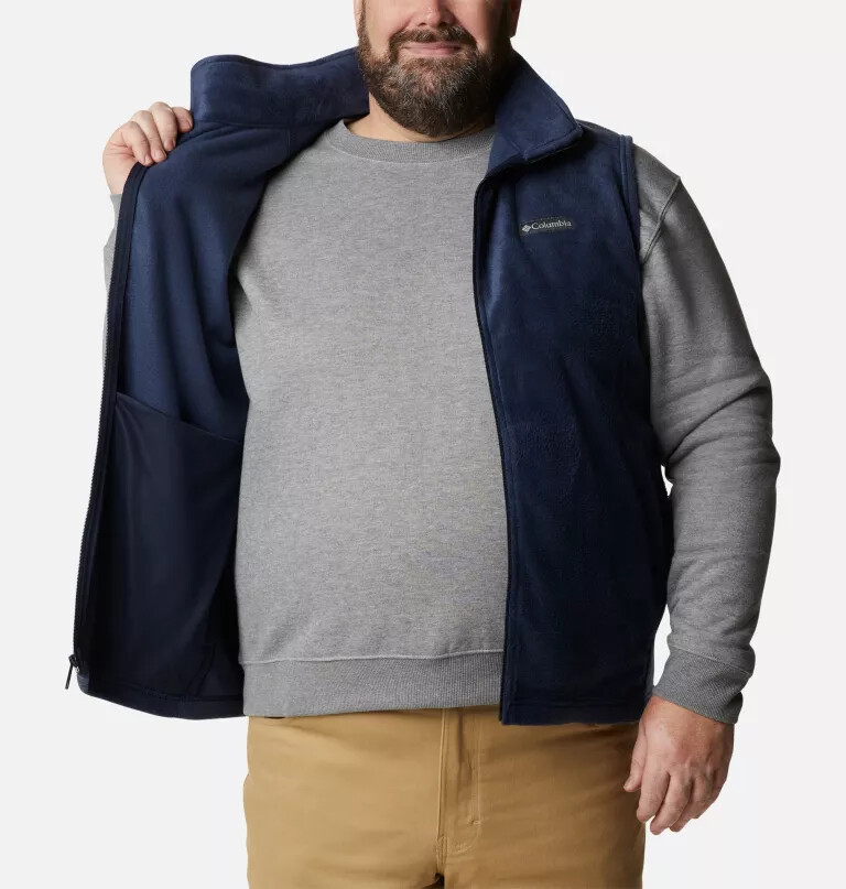 heren steens mountain fleece vest - groot