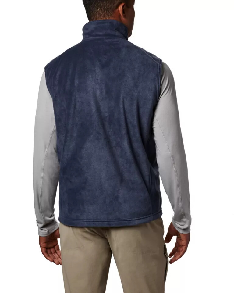 heren steens mountain fleece vest - lang