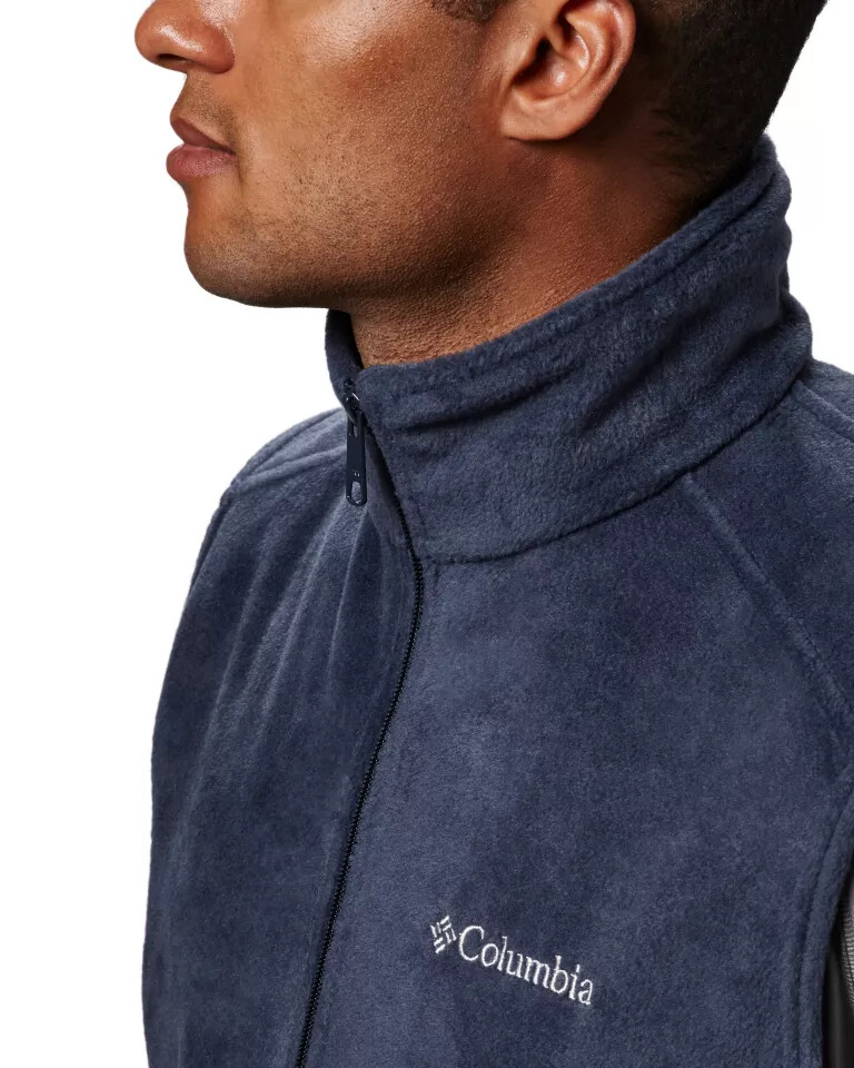 heren steens mountain fleece vest - lang