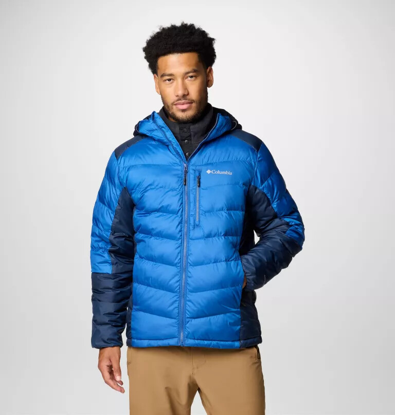 heren labyrinth loop ii hooded jacket - lang