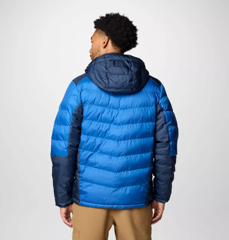 heren labyrinth loop ii hooded jacket - lang