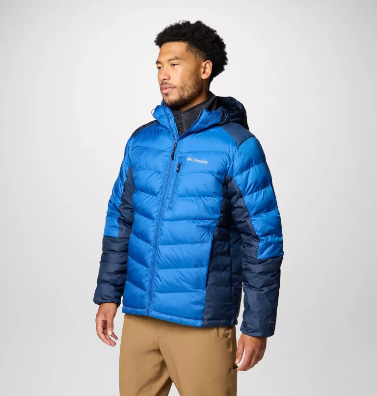 heren labyrinth loop ii hooded jacket - lang