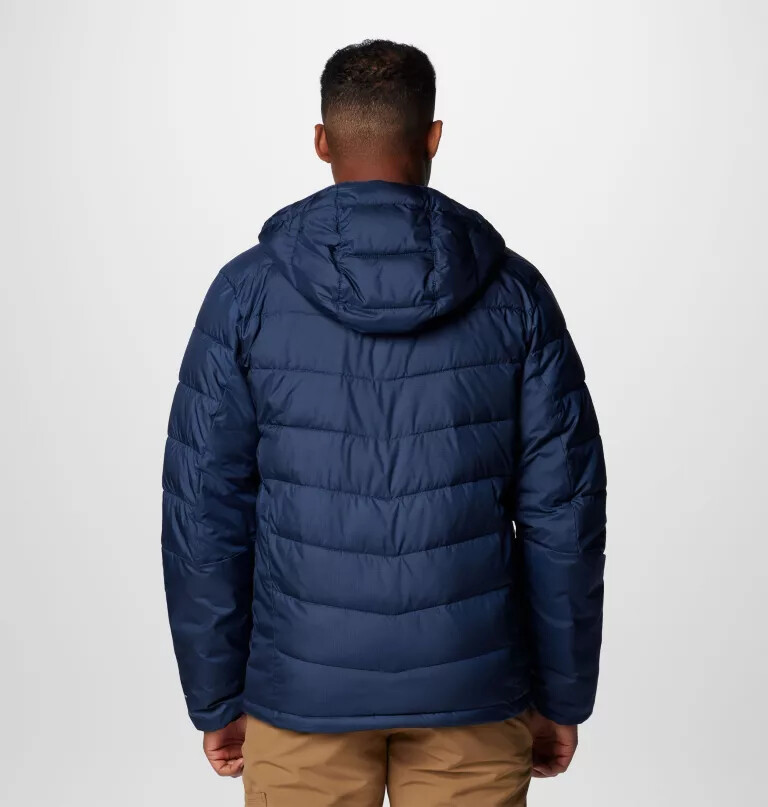 heren labyrinth loop ii hooded jacket - lang
