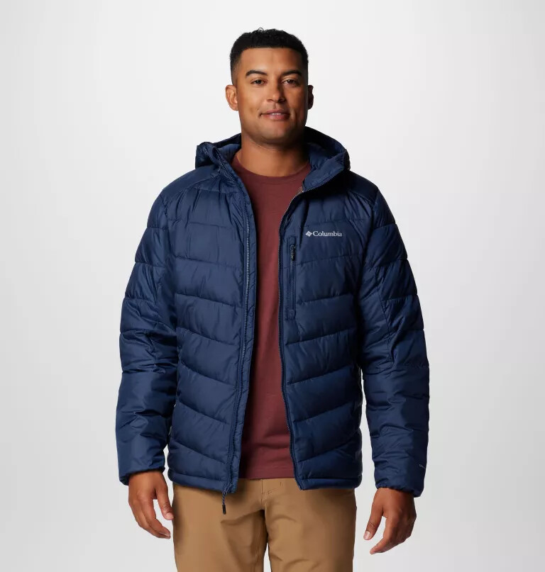 heren labyrinth loop ii hooded jacket - lang