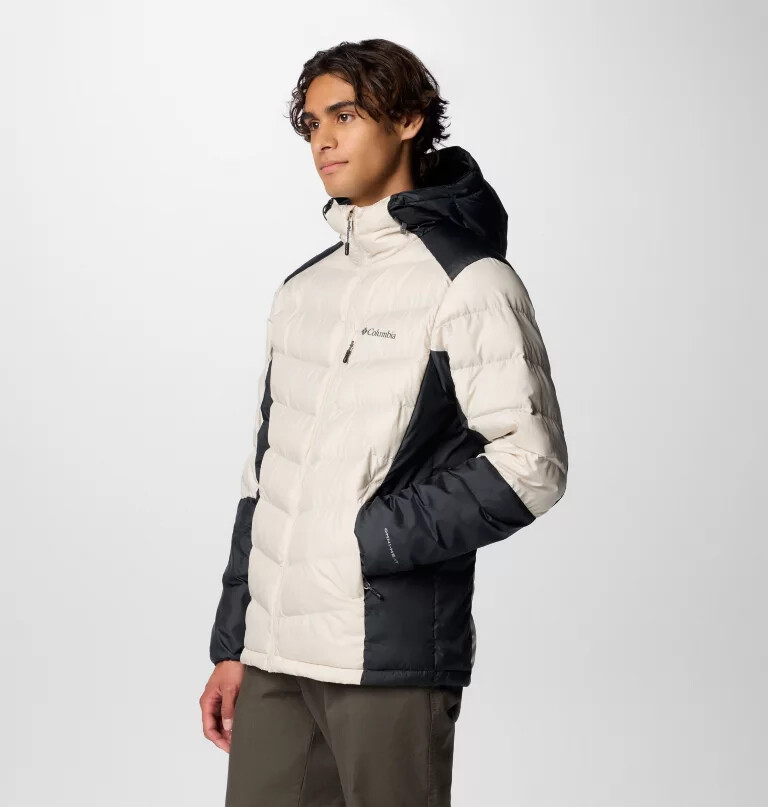 heren labyrinth loop ii hooded jacket - lang