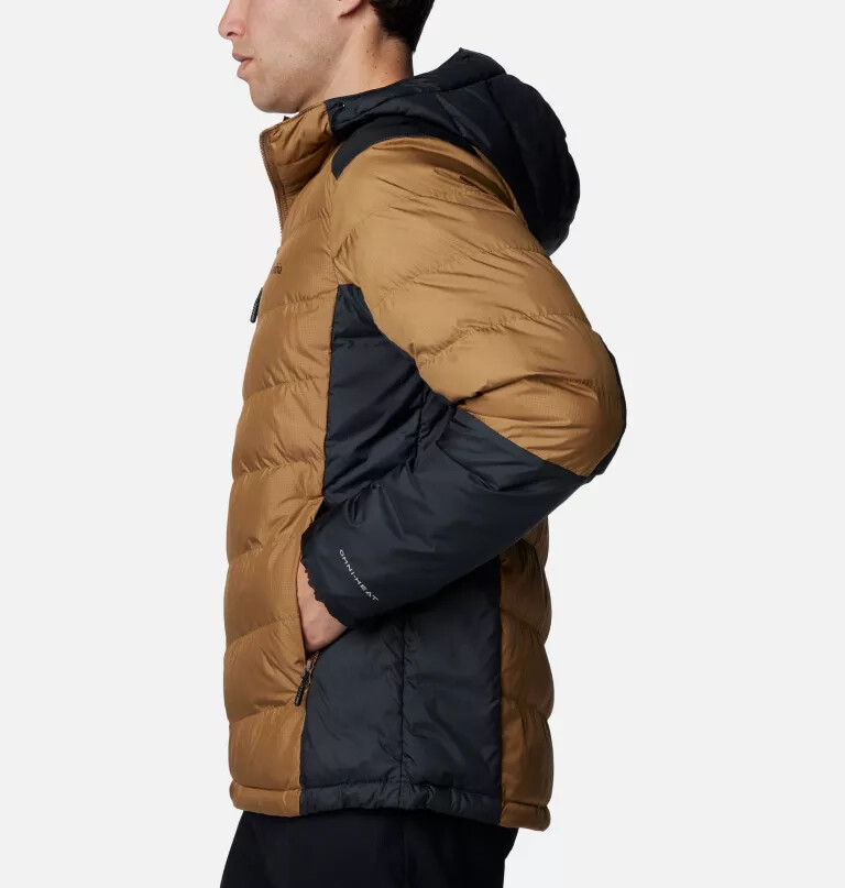 heren labyrinth loop ii hooded jacket - lang