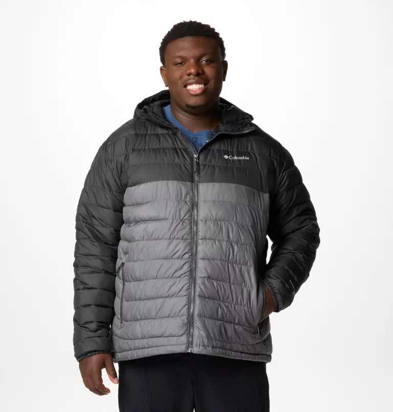 heren powder lite ii hooded jacket - grote maten