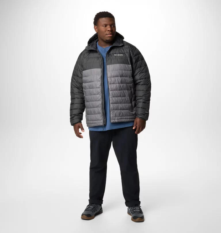 heren powder lite ii hooded jacket - grote maten