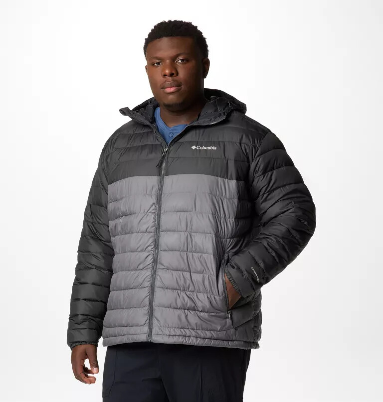 heren powder lite ii hooded jacket - grote maten