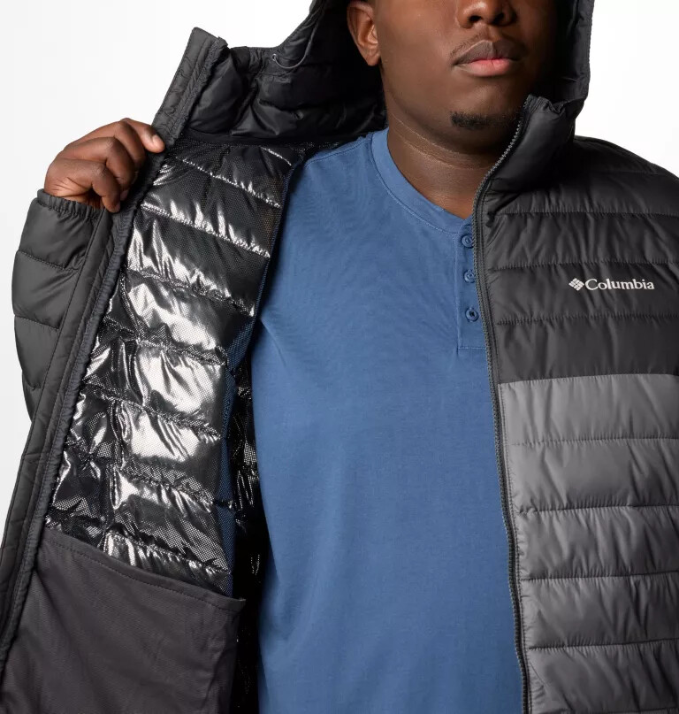 heren powder lite ii hooded jacket - grote maten