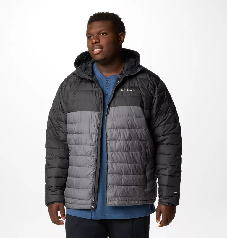 heren powder lite ii hooded jacket - grote maten
