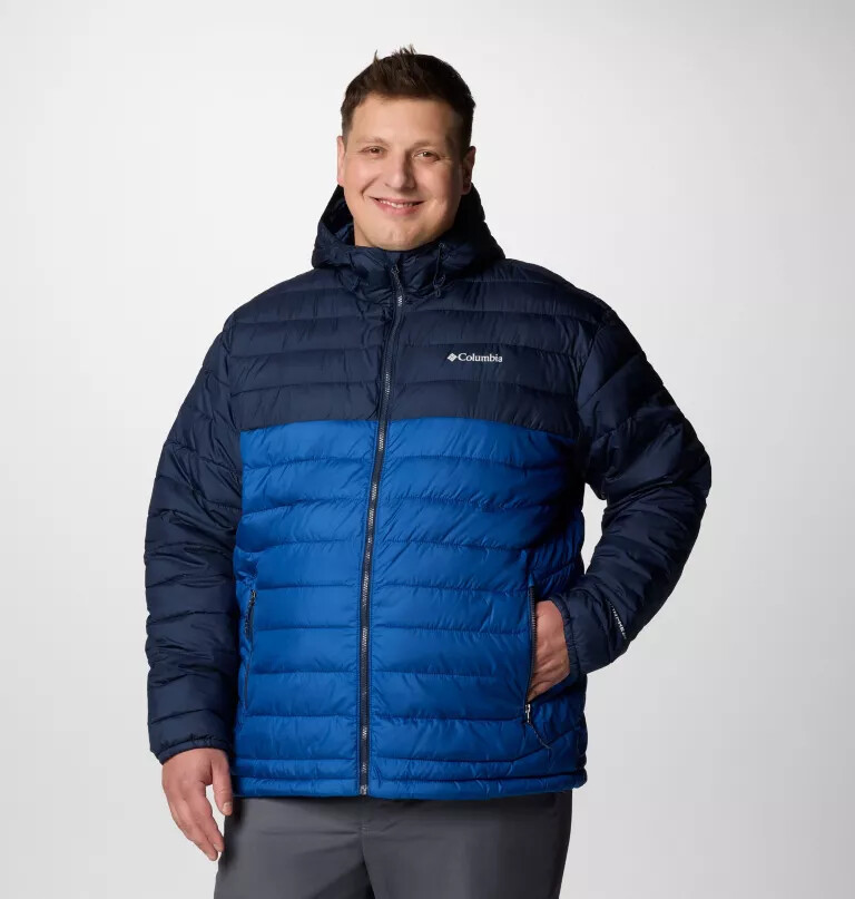 heren powder lite ii hooded jacket - grote maten