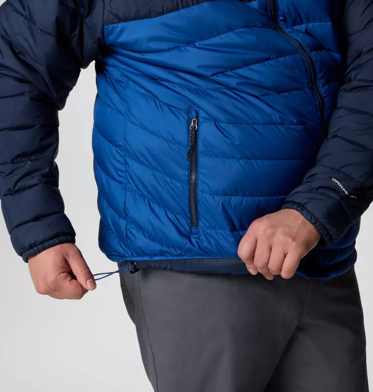 heren powder lite ii hooded jacket - grote maten