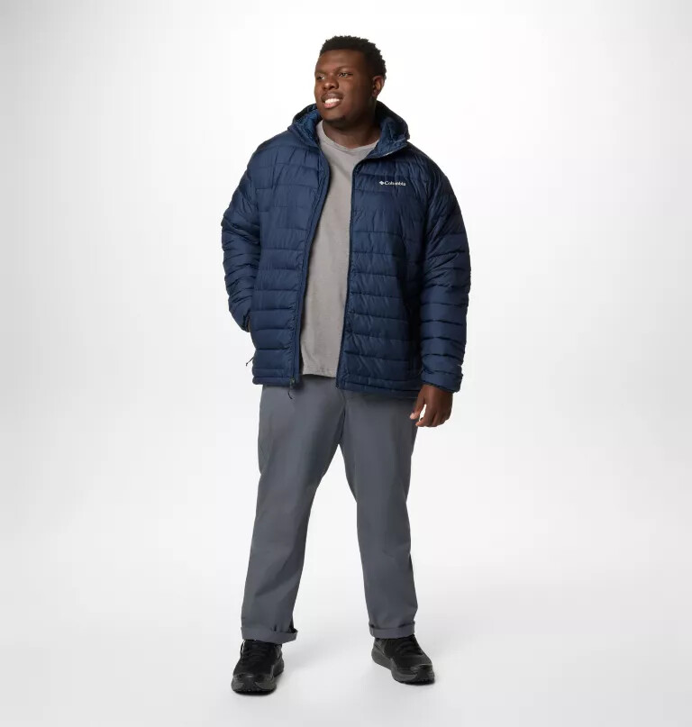 heren powder lite ii hooded jacket - grote maten