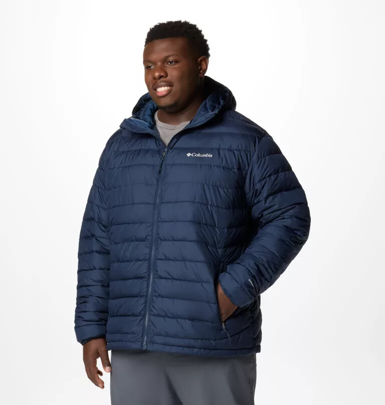 heren powder lite ii hooded jacket - grote maten