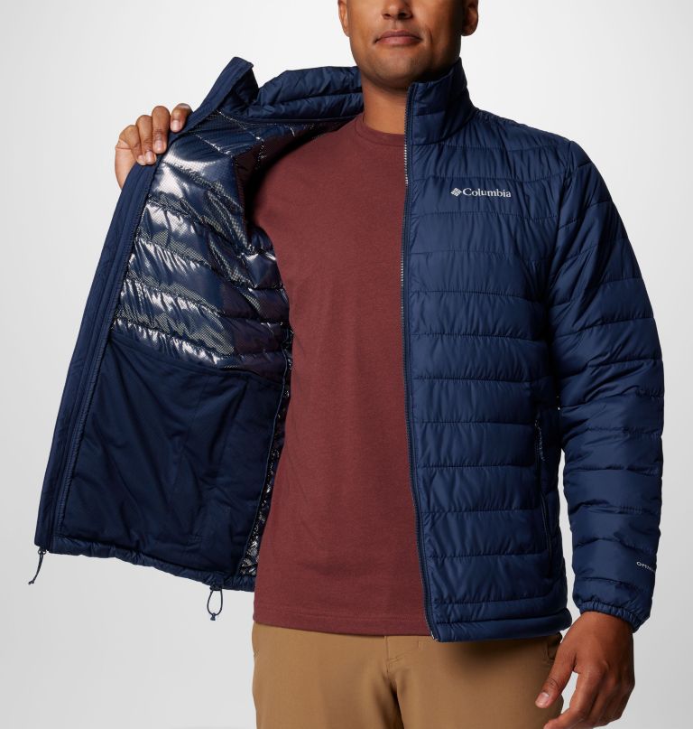 heren powder lite ii jas - lang