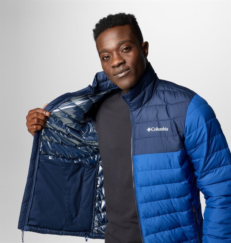 heren powder lite ii jas - lang