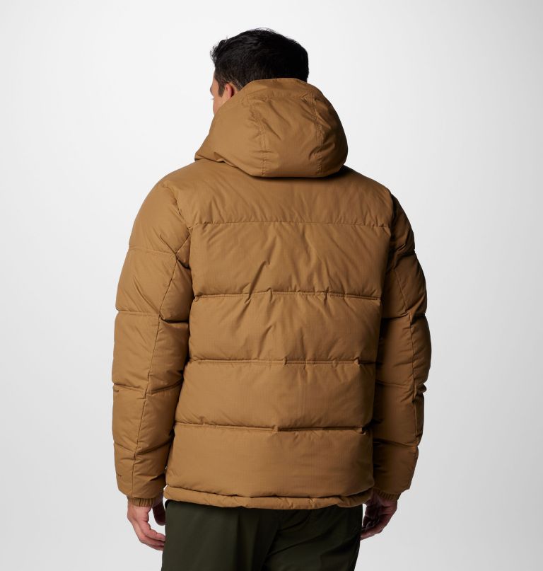 landroamer-pufferjack voor heren lang