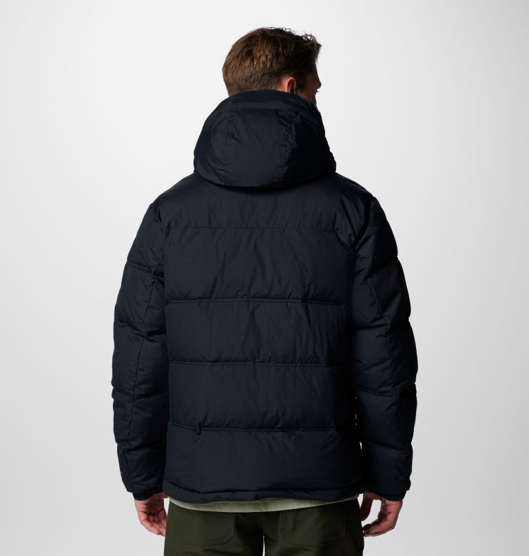landroamer-pufferjack voor heren lang