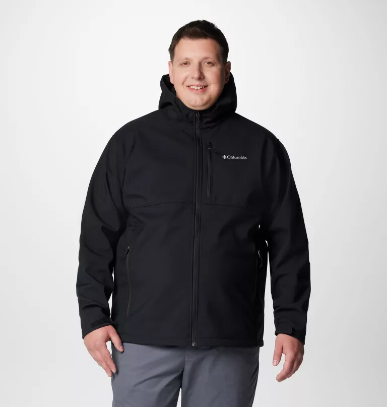 ascender ii softshelljas met capuchon voor heren - grote maten