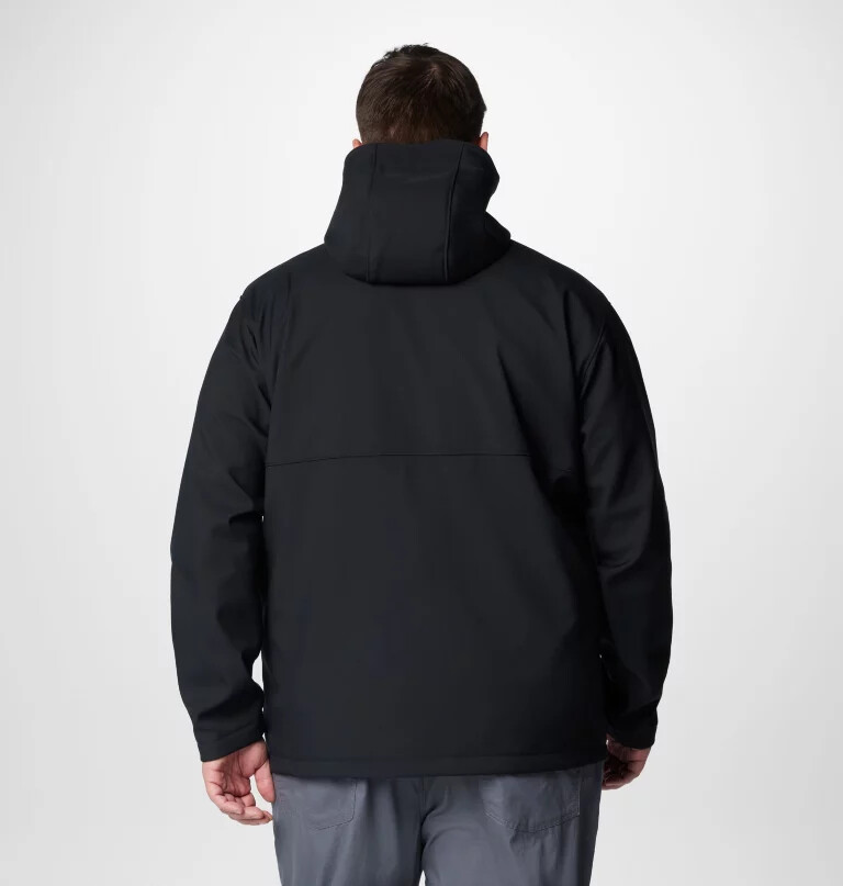ascender ii softshelljas met capuchon voor heren - grote maten