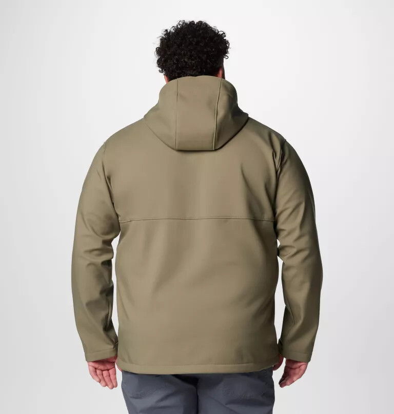 ascender ii softshelljas met capuchon voor heren - grote maten