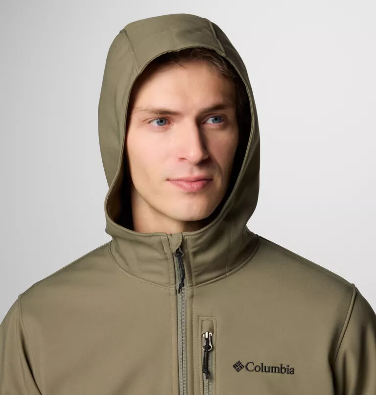 ascender ii softshelljas met capuchon voor heren - lang