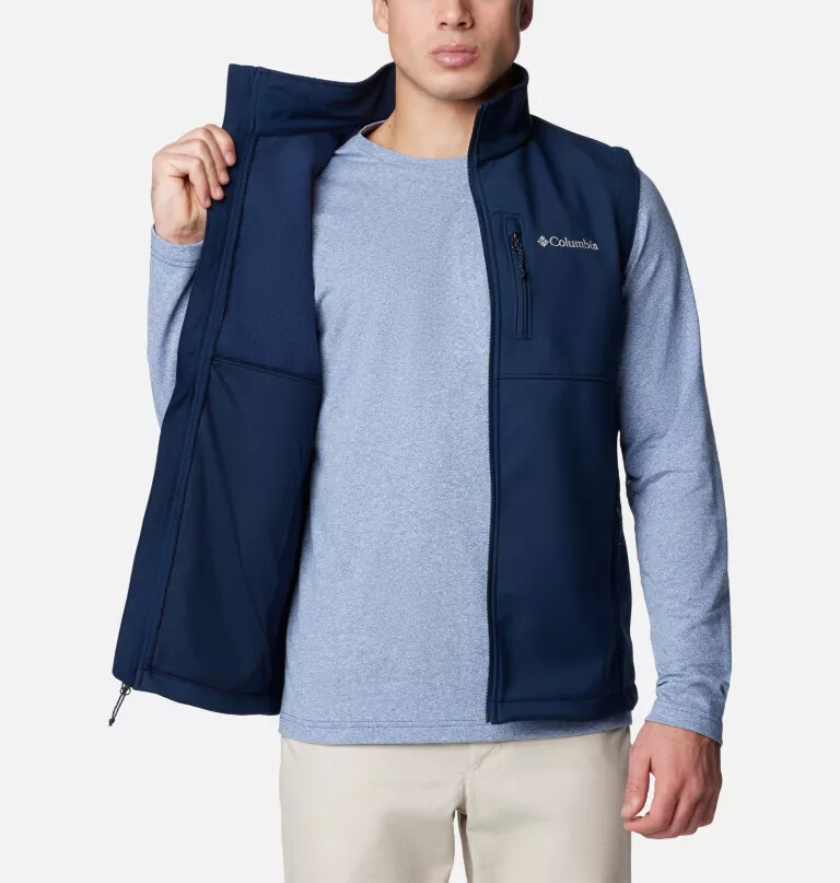 ascender ii softshell vest voor heren - lang