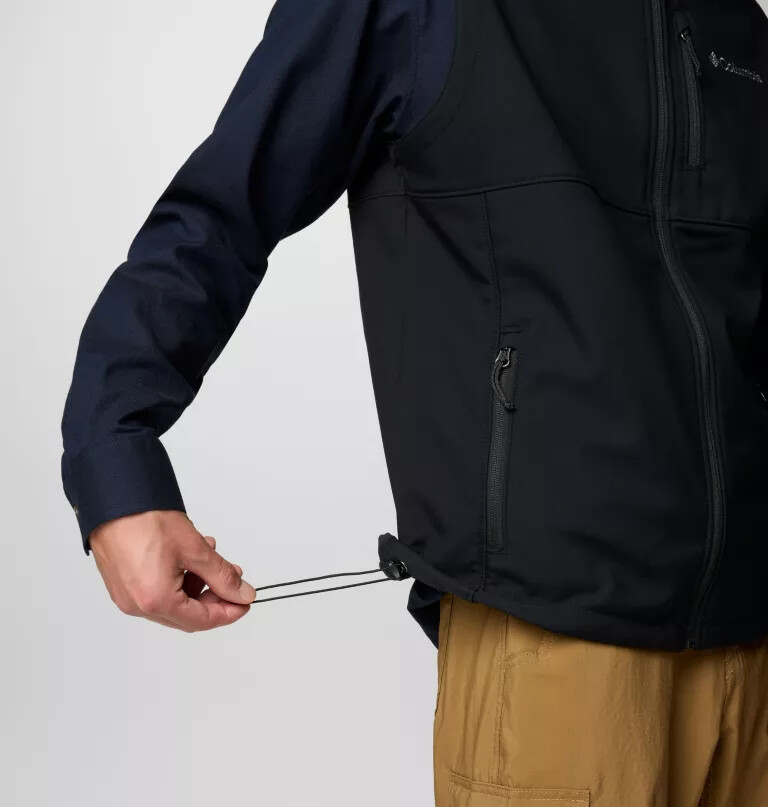 ascender ii softshell vest voor heren - lang