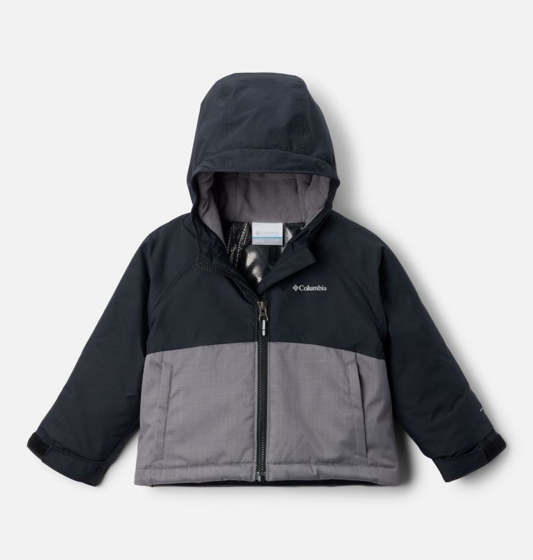 alpine action iii-jas voor peutermeisjes