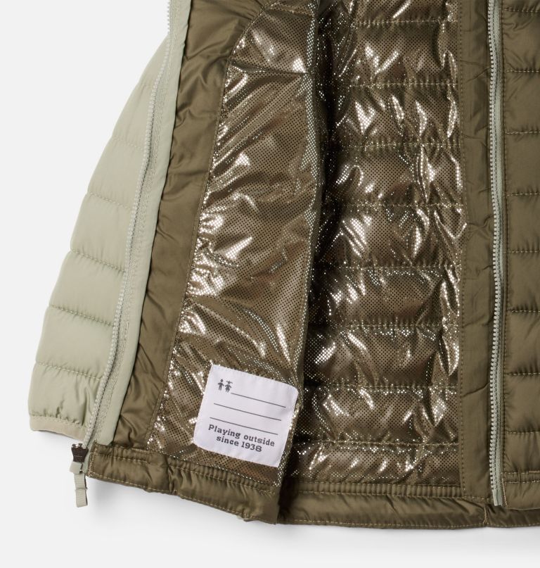 powder lite ii capuchonjas voor peutermeisjes