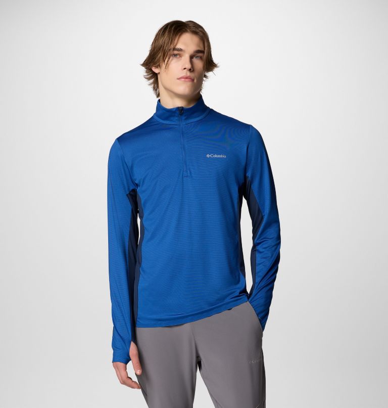heren three pitch half zip shirt