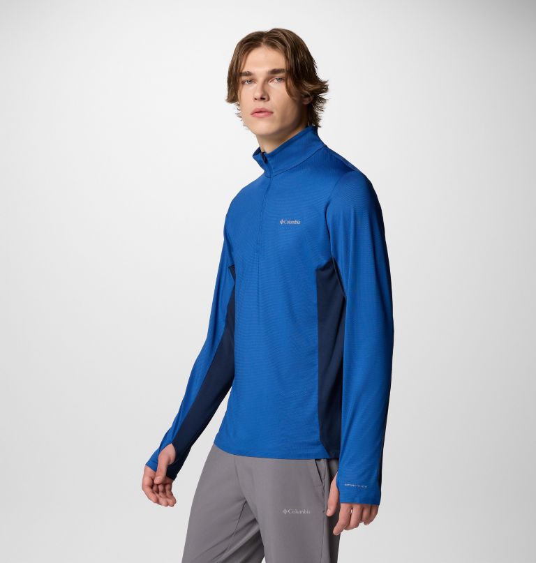 heren three pitch half zip shirt